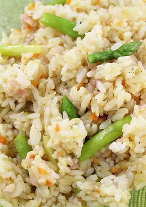さっと作れる！アスパラベーコン炒飯-レシピのメイン写真