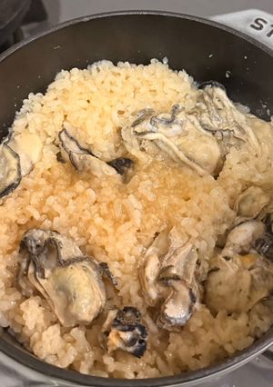 【超簡単】美味しい牡蠣ご飯-レシピのメイン写真