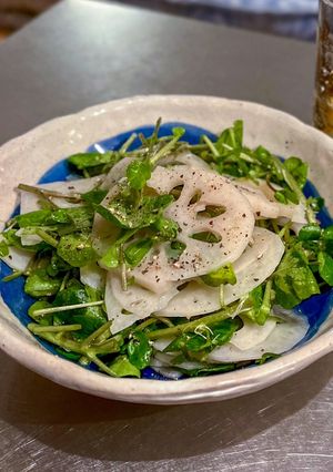 れんこんとクレソンのサラダ-レシピのメイン写真