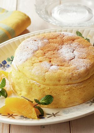オレンジ薫る！スフレチーズケーキ-レシピのメイン写真