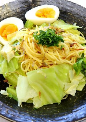 春キャベツとちりめんじゃこのパスタ-レシピのメイン写真