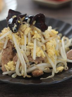 きくらげともやしと大豆ミートの卵炒め-レシピのメイン写真