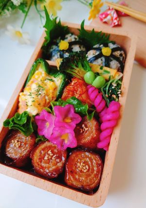 女子学生のお弁当（2023.4.26）-レシピのメイン写真