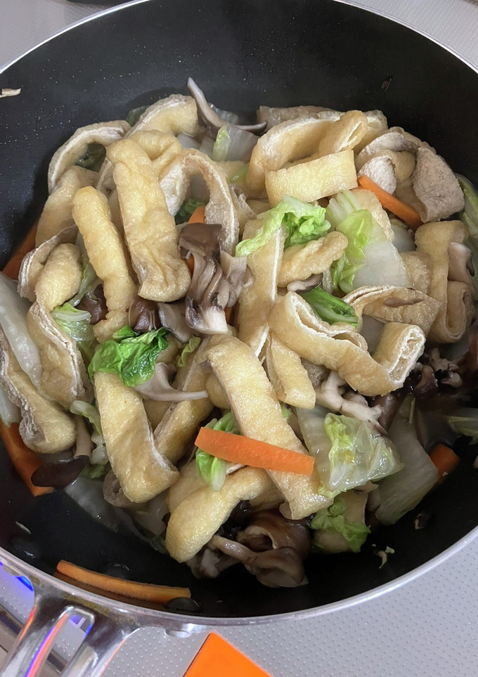 簡単！早い！薄揚げと白菜の炒め煮-レシピのメイン写真