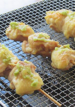 【 鶏もも肉の塩にんにくわさび焼き 〗-レシピのメイン写真