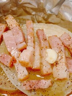 新たまねぎのうまうまホイル焼き-レシピのメイン写真