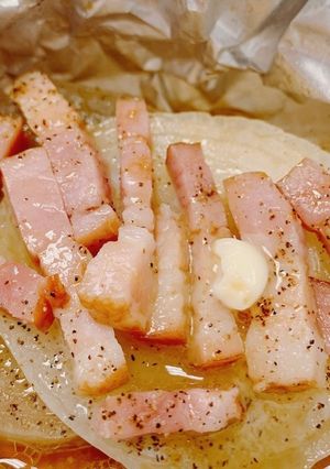 新たまねぎのうまうまホイル焼き-レシピのメイン写真