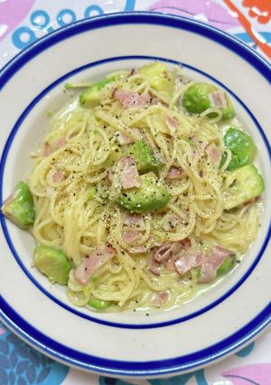 ★ワンパン★アボカドの濃厚クリームパスタ-レシピのメイン写真