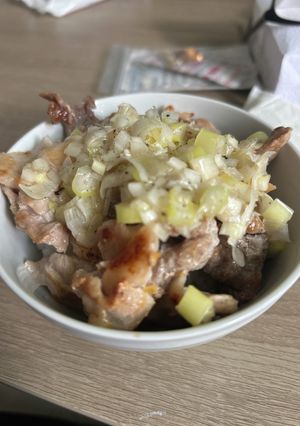 ねぎ塩豚丼-レシピのメイン写真