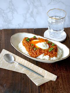 レンジですぐデキル!米粉キーマカレー-レシピのメイン写真