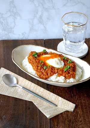 レンジですぐデキル！キーマカレー-レシピのメイン写真
