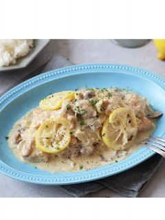 15分で☆鶏もも肉の豆乳レモンクリーム煮-レシピのメイン写真