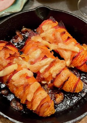 スキレットでハッセルバックにんじん-レシピのメイン写真