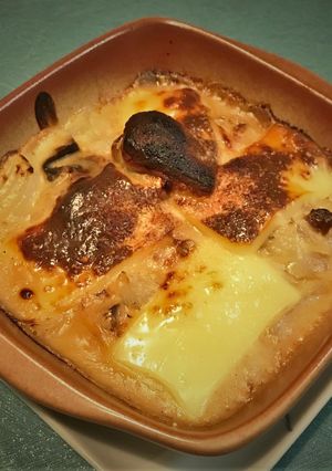 サバ味噌煮のクリームグラタン-レシピのメイン写真