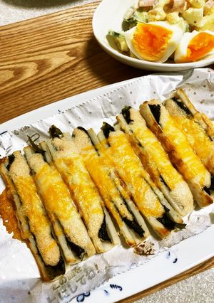 ちくわの明太子マヨチーズ焼-レシピのメイン写真