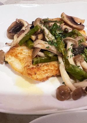 釣って来たヒラメでキノコソテー-レシピのメイン写真
