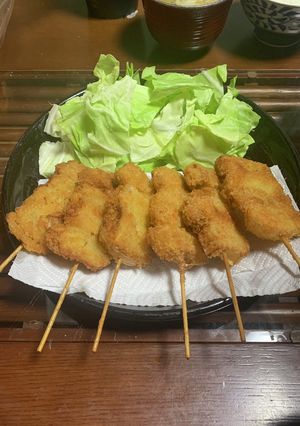 甘くてジューシー♡新玉ねぎの豚バラ串カツ-レシピのメイン写真