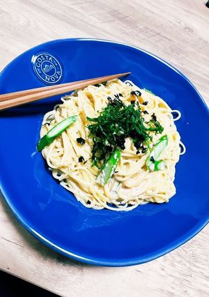 東マルで簡単　明太クリームパスタ-レシピのメイン写真