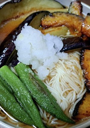 揚げ野菜そうめん-レシピのメイン写真