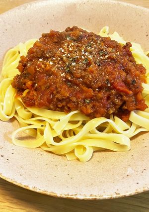 自家製ミートソースのパスタとドリア-レシピのメイン写真