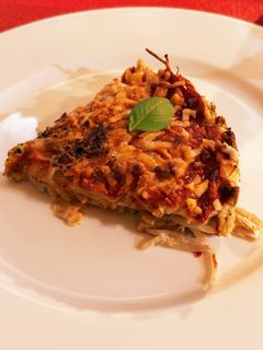 糖質制限 おからパウダーお好み焼き風ピザ-レシピのメイン写真