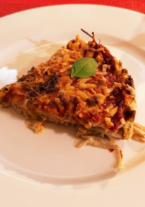 糖質制限 おからパウダーお好み焼き風ピザ-レシピのメイン写真