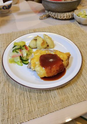 時短！ズボラなハンバーグ♪︎-レシピのメイン写真