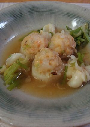 かぶのエビ詰め　あんかけコトコト煮-レシピのメイン写真