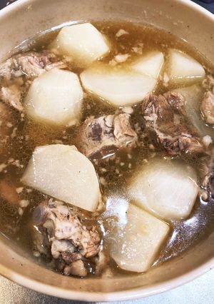 豚バラ軟骨とかぶの煮物-レシピのメイン写真