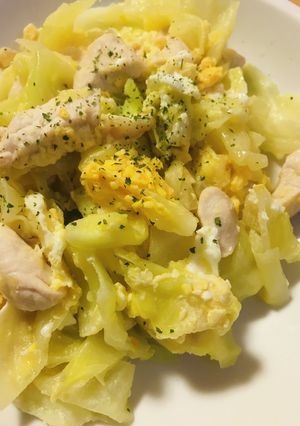 鶏肉とキャベツのあっさり炒め-レシピのメイン写真