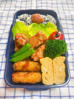 時短お弁当盛り付け記録 日の丸弁当-レシピのメイン写真