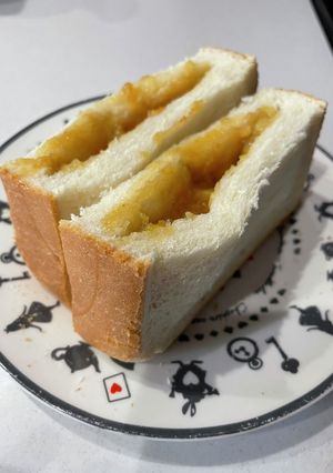 こぼれない♪濃厚バナナキャラメルサンド-レシピのメイン写真