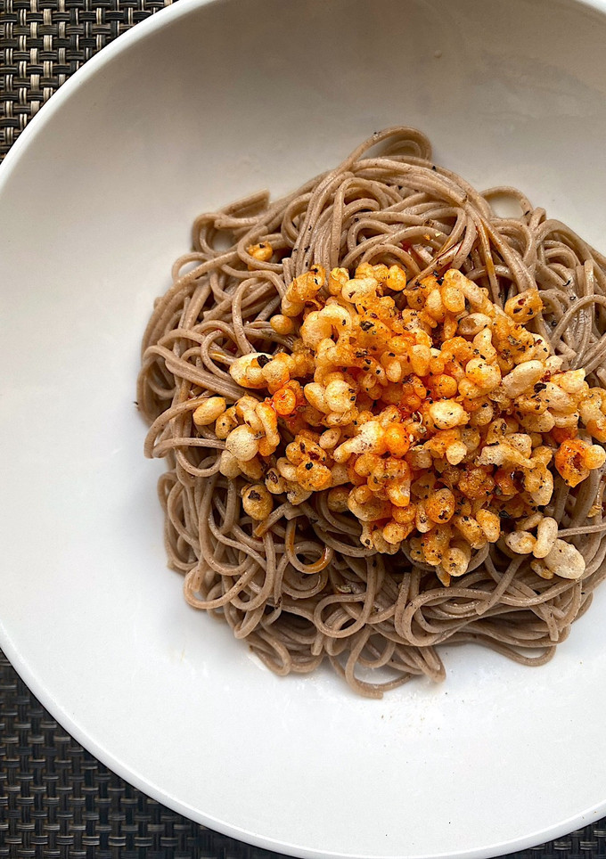 揚げ玉辣油混ぜ蕎麦-レシピのメイン写真