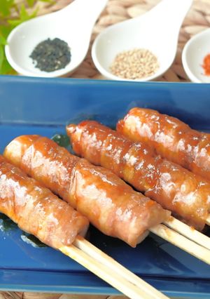 ちくわチーズ豚巻き-レシピのメイン写真