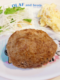 牛乳不使用!シンプルふわふわハンバーグ♡-レシピのメイン写真