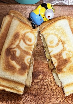 魅惑のバナチョコマシュマロホットサンド-レシピのメイン写真