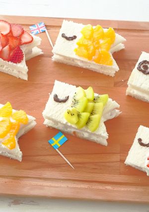 鯉のぼりフルーツサンド-レシピのメイン写真