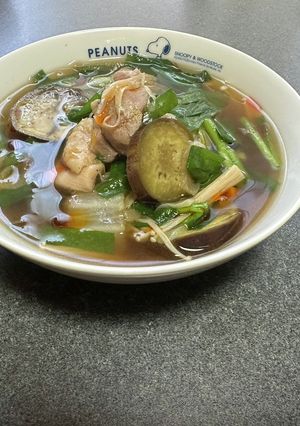 鶏の醤油付けうどん-レシピのメイン写真