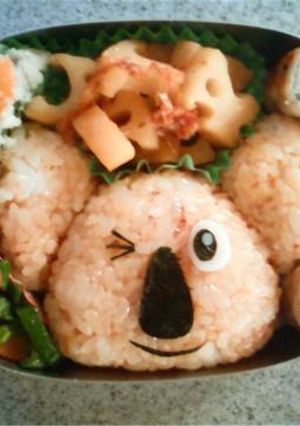 コアラのマーチ風コアラ弁当～キャラ弁-レシピのメイン写真