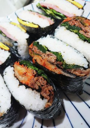 行楽弁当に♡簡単♡韓国風おにぎらず-レシピのメイン写真