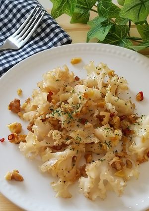ホホホタケとくるみのペペロン炒め-レシピのメイン写真