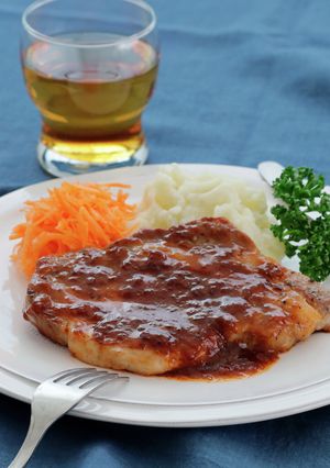 きび酢でポークチャップ-レシピのメイン写真