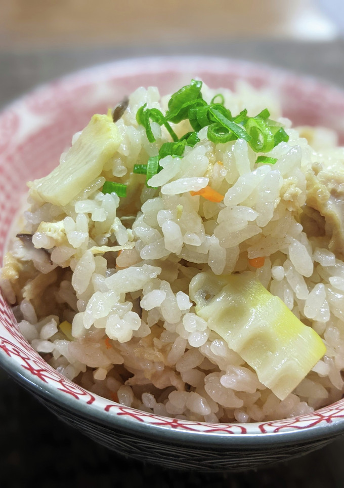 たっぷり筍と鶏の炊き込みご飯-レシピのメイン写真