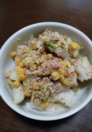 白菜とツナ入りの無限サラダ-レシピのメイン写真