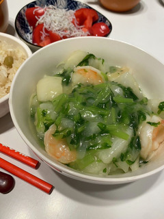 エビが主役！蕪のとろとろ中華煮-レシピのメイン写真