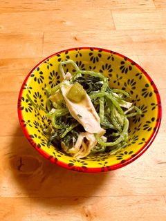 母直伝!絶品水菜とささみのポン酢マヨ和え-レシピのメイン写真