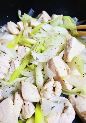 鶏むね肉のあっさり炒め-レシピのメイン写真