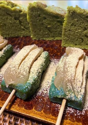 オオバコと米粉のお団子-レシピのメイン写真