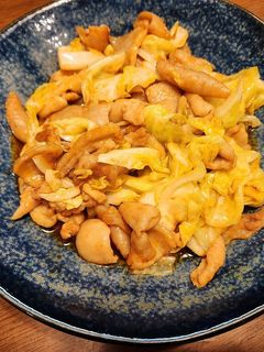 鶏皮とキャベツのコチュジャン炒め-レシピのメイン写真