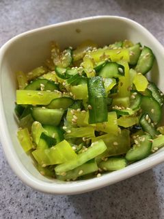 たくあんときゅうりの和え物-レシピのメイン写真